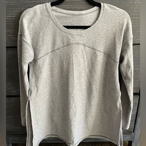 Lululemon Hit Unwind long sleeve top with side slits